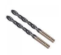 CoCud Twist Drill Bits, 9mm Cutting Edge, Titanium & Nitride Coated High Speed Steel 4341 Round Shank - (Applications: for Stainless Steel Drilling Machine), 2-Pieces