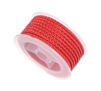 CoCud Twisted Nylon Thread, 3mm Dia 4m 13 Ft Length, Nylon Strong String Rope Beading Cord Red - (Applications: for DIY Craft)