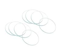 CoCud Watch Crystal Len Glass, 16mm Dia. Optical Glass Single Dome Face Crystals Replacement Lens Clear - (Applications: for Watchmaker Repair Electronic Mechanical Watch), 8-Pieces