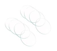 CoCud Watch Crystal Len Glass, 20mm Dia. Optical Glass Single Dome Face Crystals Replacement Lens Clear - (Applications: for Watchmaker Repair Electronic Mechanical Watch), 8-Pieces