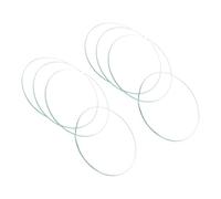 CoCud Watch Crystal Len Glass, 39.5mm Dia. Optical Glass Single Dome Face Crystals Replacement Lens Clear - (Applications: for Watchmaker Repair Electronic Mechanical Watch), 8-Pieces