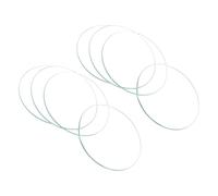 CoCud Watch Crystal Len Glass, 40mm Dia. Optical Glass Single Dome Face Crystals Replacement Lens Clear - (Applications: for Watchmaker Repair Electronic Mechanical Watch), 8-Pieces