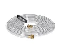 COCUS 3m Clear Leak Diverter Drain Hose - 1/2" (12.5mm) High-Flow PVC Drainage Pipe - Standard UK Hose for Ceiling Leak Diverter Tarps