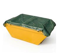 COCUS Heavy Duty Mesh Skip Net - Ultra Strong Professional Cargo Cover - Green Close Mesh Debris Net for Skips, Trailers & Trucks (18ft x 12ft)