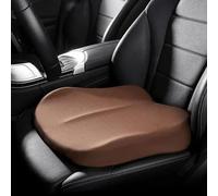 COCZOO Car Booster Seat for Short Drivers, The Field of View by 3.9inch,Car Pillow for Driving Seat for Truck Office Chair Wheelchair(Brown)