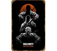 CoD Black Ops Game Poster Metal Tin Sign Gift For Game Gamer 12 x 8 Inch