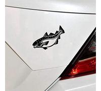 Cod Fish Sea Life Ocean Scratch Cover Fun Bumper Window Decor Vinyl Sticker