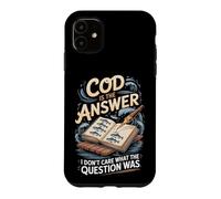 Cod Is The Answer I Dont Care Question Fishing Case for iPhone 11