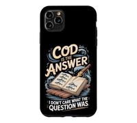 Cod Is The Answer I Dont Care Question Fishing Case for iPhone 11 Pro Max