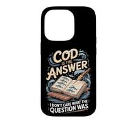 Cod Is The Answer I Dont Care Question Fishing Case for iPhone 14 Pro