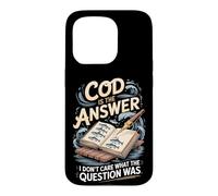 Cod Is The Answer I Dont Care Question Fishing Case for iPhone 15 Pro