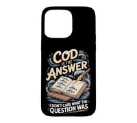 Cod Is The Answer I Dont Care Question Fishing Case for iPhone 15 Pro Max