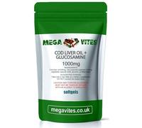 Cod Liver Oil & Glucosamine Softgels 1000mg x 90 - MEGAVITES