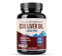 Cod Liver Oil Softgels 1000MG, 60 Ct