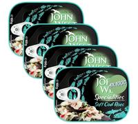 Cod Roes Bundle Consisting of John West Soft Cod Roes 100g (4 Pack)