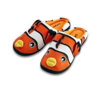 Coddies Clownfish Slippers | Funny Fish Slippers for Men, Women & Kids | Plush Animal House Shoes - Memory Foam Soles - Novelty Gifts (EU 44-45, UK 9.5-11)