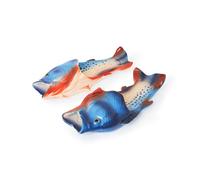 Coddies Fish Flops | The Original Bass Fish Slippers (5/6 UK (38/39 EU) Blue Pearl Danio)