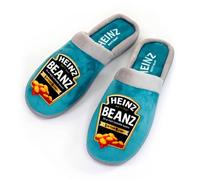 Coddies Heinz Beanz Sliders - Plush Memory Foam Slippers - Fun Novelty Indoor Sliders - Cozy House Shoes ((EU 40-41, UK 6-7)