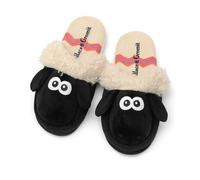 Coddies Shaun the Sheep Sliders - Plush Memory Foam Indoor Slippers with Hard Sole - Cozy Slipper Slides - Official Shaun the Sheep Gift (1-3.5 UK, 31-35 EU, SMALL)