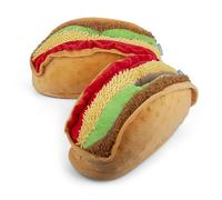 Coddies Taco Slippers - Unisex Funny Slippers with Memory Foam Sole, Novelty Comfortable Shoes, Perfect for Gifts - Men, Women & Kids (8.5-11 UK, 40-45 EU)