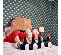 Coddies Wallace & Gromit: Feathers McGraw Slippers Large