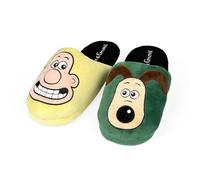 Coddies Wallace & Gromit Slippers | Unisex Adults Memory Foam House Shoes with Hard Sole, Fun Slippers (11.5-13.5 UK, 46-49 EU, XL)