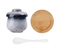 Coddled Egg Cups with Lids, Microwave Safe Porcelain Ramekins, Japanese Style Ceramic Pot for Steaming Eggs, Making Soup, Custard and Chawanmushi (Blue)