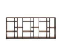Code 2 wooden shelf MDF American walnut Zeitraum - ZEITRAUM CODE 2 AN
