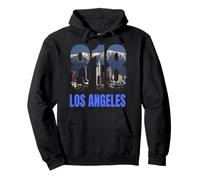 Code 818 Los Angeles City State California Skyline Souvenirs Pullover Hoodie