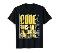 Code Art That Does Something | Programming Software | Coder T-Shirt