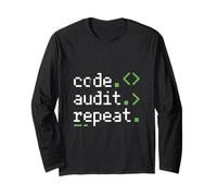 Code Audit Repeat Cyber Security Developer Loop Long Sleeve T-Shirt