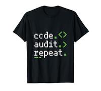Code Audit Repeat Cyber Security Developer Loop T-Shirt