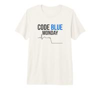 Code Blue Monday Funny ER Nurse Emergency Premium T-Shirt
