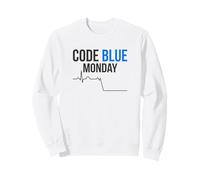 Code Blue Monday Funny ER Nurse Emergency Sweatshirt