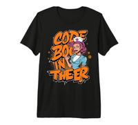 Code Boo in The Er Crew Ghost Boo JEE Nurse Halloween Premium T-Shirt