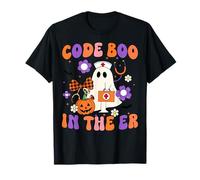 Code Boo in the ER Halloween Scary - Emergency Room Nurse T-Shirt