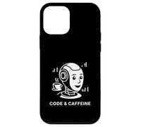 Code & Caffeine Robot Coffee Tech Programming Case for iPhone 12 mini