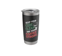 Code Clean Coffee Programming Software Developer Coding Stainless Steel Insulated Tumbler