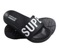 Superdry for woman. WF310184A Code Core pool flip flops black (M), Flat, None, Casual, Beachwear