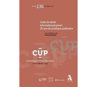 Code de droit international privé : 20 ans de pratique judiciaire (236)