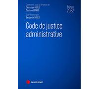 code de justice administrative 2022: Annoté et commenté