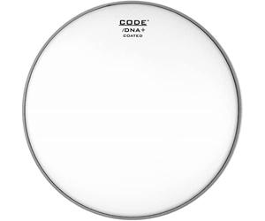 CODE DRUMHEADS Strike or Resonance Tom Head, DNA Series, White Finish, 6" (DNACT06)