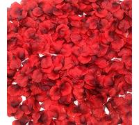 CODE FLORIST 2200 PCS Dark-Red Silk Rose Petals for Romantic Night,Wedding,Proposal Anniversary Flower Decorations
