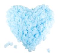 CODE FLORIST 2200 PCS Silk Flower Rose Petals for Wedding Decorations (Light Sky Blue)