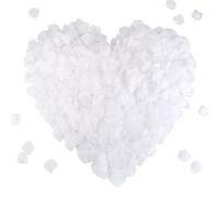 CODE FLORIST 2200 PCS Silk Rose Petals Wedding Flower Decoration (White)