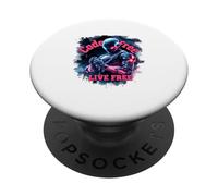 Code Free Live, Trendy Robot Coding PopSockets Adhesive PopGrip