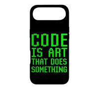 Code Is Art That Does Something Programming Coding Coder Fun Case for iPhone Air