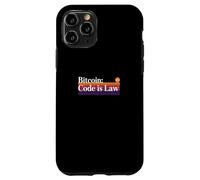 Code is law bitcoin blockchain security sats trust bitcoin Case for iPhone 11 Pro