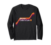 Code is law bitcoin blockchain security sats trust bitcoin Long Sleeve T-Shirt