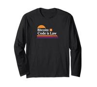 Code is law bitcoin blockchain security sats trust bitcoin Long Sleeve T-Shirt